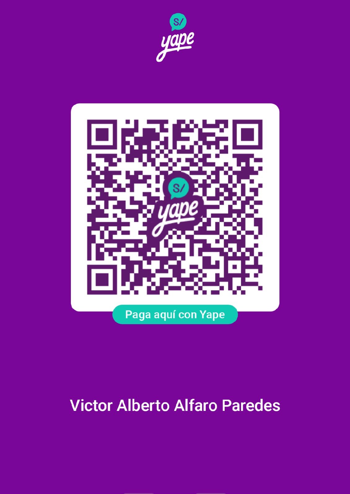 QR de pago Yape